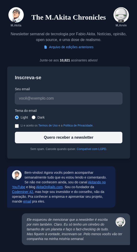 The M.Akita Chronicles